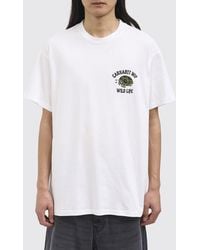 Carhartt - Organic Cotton T-Shirt With Logo Print - Lyst