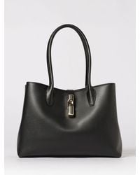 Furla - Goccia Grained Leather Bag - Lyst