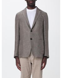 ZEGNA - Linen And Wool Basketweave Single-Breasted Blazer - Lyst