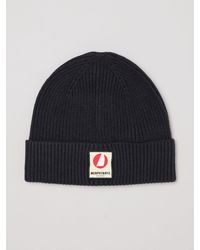 Murphy & Nye - Cotton Beanie Hat With A Turn-Up Cuff And Logo Patch - Lyst
