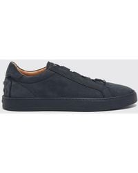 Tod's - Suede Leather Slip-On Sneakers With Heel Gommini - Lyst