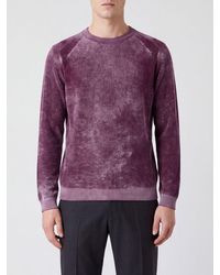 Emporio Armani - Virgin Wool And Cashmere Blend Crewneck Jumper - Lyst