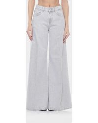 Dondup - Flare Cotton Denim Jeans - Lyst
