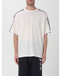 Y-3 - Oversized Cotton T-Shirt With Stripes And Logo - Lyst
