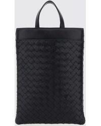 Bottega Veneta - Intrecciato Woven Calfskin Leather Laptop Bag - Lyst