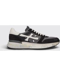 Premiata - Mick Suede And Nylon Sneakers - Lyst