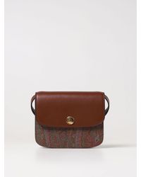 Etro - Essential Bag In Fabric Coated With Paisley Jacquard - Lyst