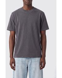 Our Legacy - Crewneck Cotton T-Shirt With Dropped Shoulders - Lyst
