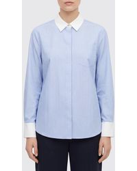 Tory Burch - Striped Cotton Poplin Shirt - Lyst