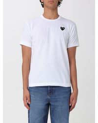 Comme des Garçons - Comme Des Gar&Ccedil	Ons Short-Sleeved Cotton T-Shirt With Printed Logo - Lyst