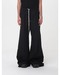 Rick Owens - Cotton Flared Trousers - Lyst