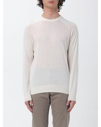 Kangra - Silk And Cashmere Blend Crew Neck Knitwear - Lyst