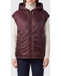 Max Mara - Waterproof Hooded Nylon Padded Gilet With Slit Pockets - Lyst