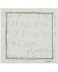 Maison Margiela - Printed Silk Scarf - Lyst