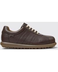 Camper - Pelotas Smooth Leather Sneakers With Padded Ankle And Rubber Sole - Lyst