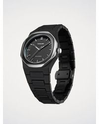 D1 Milano - Gun Mesh Polycarbon 37 Mm Watch - Lyst