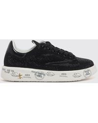 Premiata - Belle Leder-Sneaker Mit Strasssteinen Und Chunky-Sohle - Lyst