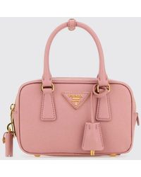 Prada - Mini Galleria Saffiano Leather Bag - Lyst