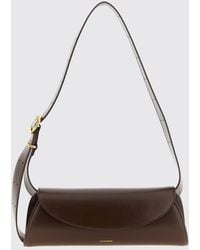 Jil Sander - Small Cannolo Smooth Calfskin Leather Shoulder Bag - Lyst