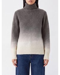Kangra - Abstract Print Turtleneck Jumper - Lyst
