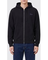 KENZO - Hooded Zip-Up Cotton Sweatshirt With A Contrast Logo - Lyst