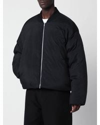 Studio Nicholson - Oversized Padded Nylon Bomber Jacket - Lyst