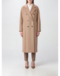 Max Mara - Madame Double-Breasted Long Wool Coat With Belt - Lyst
