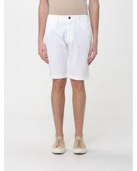 Mason's - Slim Fit Stretch Cotton Shorts - Lyst