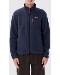 Patagonia - Ms Retro Fleece Jacket With High Collar And Embroidered Logo - Lyst
