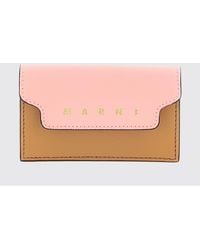 Marni - Saffiano Leather Wallet - Lyst