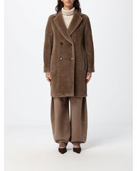 Max Mara - Knee-Length Double-Breasted Coat - Lyst