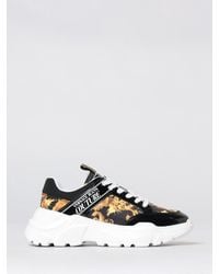Versace Jeans Couture - Baroque Print Nylon Sneakers - Lyst