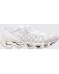 Mizuno - Wave Prophecy Strap 2 Striped Mesh Sneakers - Lyst