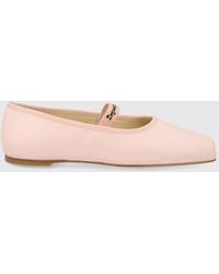 Repetto - Lizbeth Calfskin Mary Jane Flats With Square Toe - Lyst