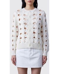 Comme des Garçons - Comme Des Gar&Ccedil	Ons Openwork Crewneck Cardigan With Ribbed Trims - Lyst