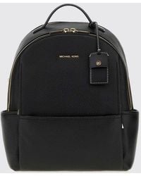Michael Kors - Sable Grained Cowhide Leather Backpack With Padded Straps - Lyst