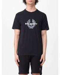 Belstaff - Surface Crew Neck T-Shirt With Logo - Lyst