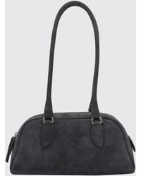 A.P.C. - Paloma Suede Calfskin Shoulder Bag With Double Handles - Lyst