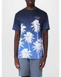 Moschino - Graphic Print Cotton T-Shirt With Contrast Logo - Lyst