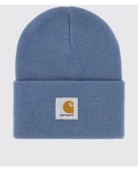 Carhartt - Acrylic Beanie Hat With Embroidered Logo And Turn-Up - Lyst
