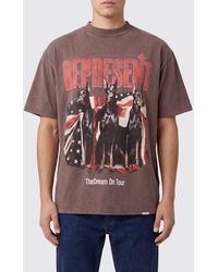 Represent - Printed Cotton T-Shirt - Lyst