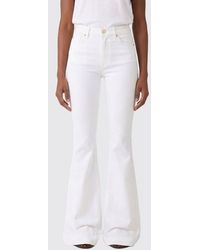 Dondup - Flared Cotton Denim Jeans - Lyst