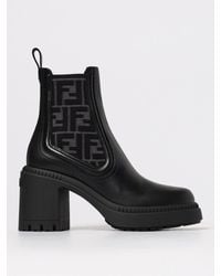 Fendi - Botines Planos Mujer - Lyst