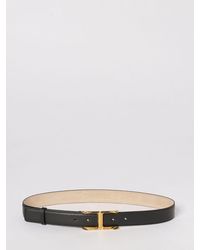 Elisabetta Franchi - Hammered Leather Belt - Lyst