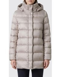 Moorer - Delia Knee-Length Quilted Nylon Down Jacket With Detachable Hood - Lyst