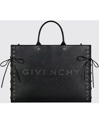 Givenchy - Borsa G-Tote media in pelle effetto corsetto - Lyst