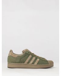adidas Originals - Superstar Ii Vintage-Effect Nubuck Sneakers With Shell Toe - Lyst