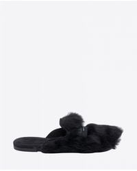 Dolce & Gabbana - Dolce &Amp Gabbana Shearling Slippers - Lyst