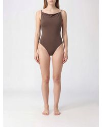 Jacquemus - One-Piece Swimsuit With A Square-Cut Open Back And Thin Straps - Lyst