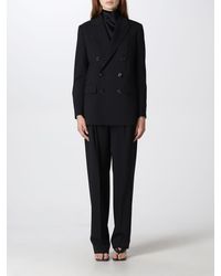 Femme Vêtements Tailleurs Jupes de tailleur Tailleur-jupe à boutonnière croisée Coton DSquared² en coloris Noir 